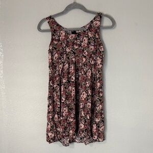 VTG All That Jazz Babydoll 90s Floral Minidress Pink S
